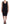 Roccobarocco Elegant Black Sheath Jersey Knee-Length Dress