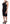 Roccobarocco Elegant Black Sheath Jersey Knee-Length Dress