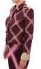 House of Holland Elegant Multicolor Check Print Jacket