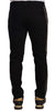 Dolce & Gabbana Heraldic Embroidered Slim Fit Black Jeans