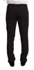 Domenico Tagliente Elegant Black Slim Fit Two-Piece Suit