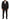 Domenico Tagliente Elegant Black Slim Fit Two-Piece Suit