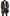 Dolce & Gabbana Gold Black Sicilia Jacquard Double-Breasted Coat