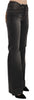 Dolce & Gabbana Svelte Mid Waist Flared Black Denim