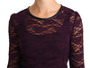 Dolce & Gabbana Elegant Sheer Lace Long Sleeve Blouse
