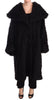 Dolce & Gabbana Sleek Runway Fur Cape Trench Jacket