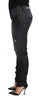 Acht Elegant Low Waist Skinny Black Denim
