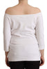 EXTERIOR Chic Off-Shoulder Long Sleeve Blouse