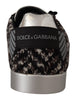 Dolce & Gabbana Silver Elegance Leather Sneakers