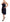 Roccobarocco Navy Blue Cotton Midi Halter Dress