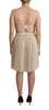 Guess Chic Beige Strapless A-Line Dress