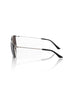 Frankie Morello Silver Metallic Men Sunglass