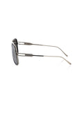 Frankie Morello Black Metallic Men Sunglasses