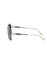 Frankie Morello Black Metallic Men Sunglasses