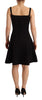 Dolce & Gabbana Elegant A-Line Sheath Dress in Black