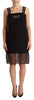 Dolce & Gabbana Elegant Sheath Mini Dress with Crystals