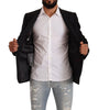 Dolce & Gabbana Exclusive Black Virgin Wool Blazer