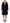 Twinset Chic Black Open Shoulder A-Line Dress
