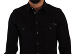 Dolce & Gabbana Slim Fit Casual Black Designer Shirt