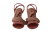Dolce & Gabbana Elegant Pink Ankle Strap Heels Sandals