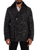 Dolce & Gabbana Chic Double Breasted Wool Blend Overcoat