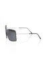 Frankie Morello Black Metallic Women Sunglass