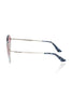 Frankie Morello Blue Metallic Women Sunglasses