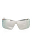 Frankie Morello Silver Metallic Women Sunglass