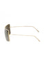 Frankie Morello Gold Metallic Sunglasses for Women