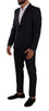 Dolce & Gabbana Elegant Slim Fit Wool Silk Cashmere Men's Suit