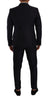 Dolce & Gabbana Elegant Slim Fit Wool Silk Cashmere Men's Suit