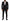 Dolce & Gabbana Elegant Black Wool Martini Suit