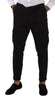 Dolce & Gabbana Sleek Skinny Cargo Pants in Timeless Black
