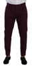 Dolce & Gabbana Elegant Purple Chinos for the Modern Man