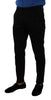 Dolce & Gabbana Elegant Slim Fit Dress Pants in Black Brocade