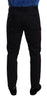 Dolce & Gabbana Chic Slim Fit Chinos Pants in Blue