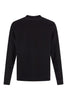 Hugo Boss Elegant Black Cotton Round Neck Sweatshirt