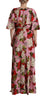Dolce & Gabbana Enchanting Floral Silk Maxi Dress