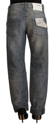 Acht Chic Gray Washed Straight Cut Jeans