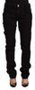 Acht Chic Black Low Waist Skinny Jeans