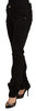 Acht Chic Black Low Waist Skinny Jeans
