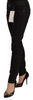 Acht Sleek Skinny Low Waist Black Jeans