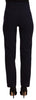AGLINI Sleek High Waist Straight Cut Pants