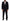 Domenico Tagliente Elegant Black Two-Piece Suit Ensemble