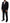 Domenico Tagliente Elegant Black Two-Piece Suit Ensemble