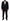 Domenico Tagliente Elegant Blue Two-Piece Deconstructed Suit