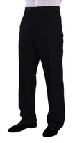 Domenico Tagliente Elegant Blue Two-Piece Deconstructed Suit
