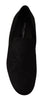 Dolce & Gabbana Elegant Jacquard Slide On Loafers Flats