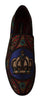 Dolce & Gabbana Multicolor Jacquard Slide-On Loafer Slippers