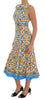Dolce & Gabbana Majolica Print Midi Sheath Dress